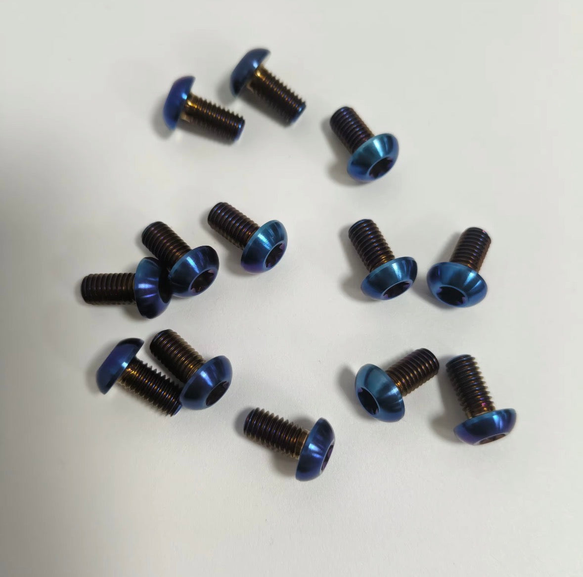 titanium bolt set for talaria start/on ignition switch or horn cover